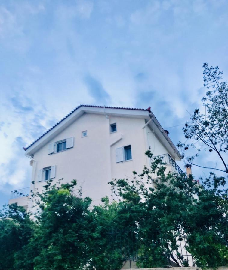 Beautiful Maisonette With A View To The Mountains And The Sea Agia Marina  Exterior foto