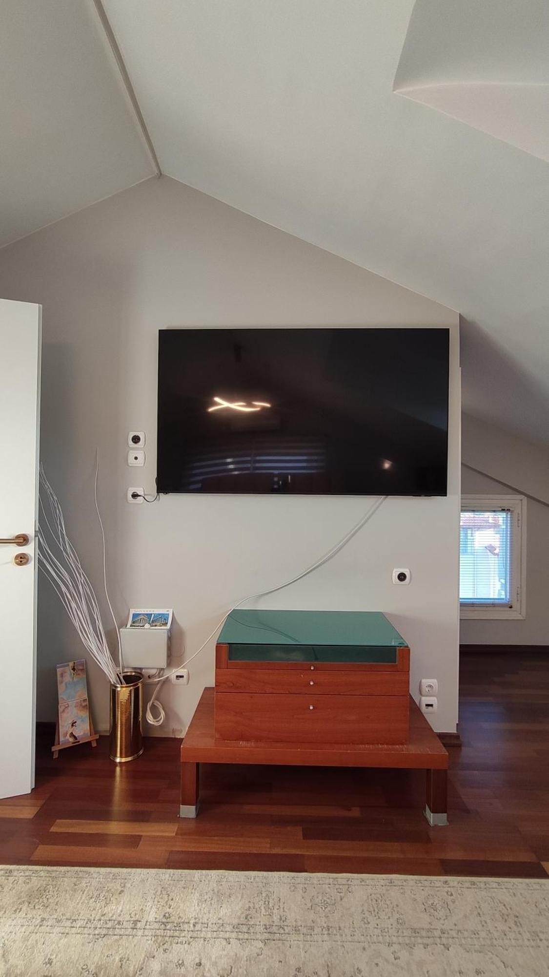 Beautiful Maisonette With A View To The Mountains And The Sea Agia Marina  Exterior foto